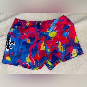 Paint Splatter Barbell Voodoo Shorts